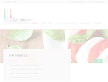 Tablet Screenshot of caporaso.ch
